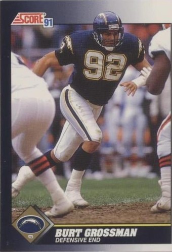 1991 Score Burt Grossman #551