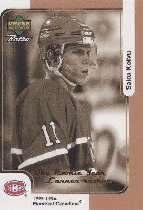 1999-00 Upper Deck Retro McDonald's - Saku Koivu #MCD-14R