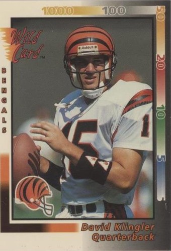 1992 Wild Card David Klingler #364