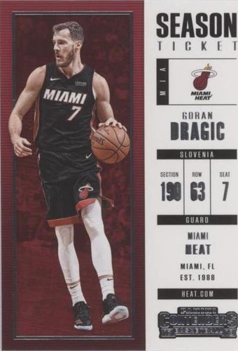 2017-18 Panini Contenders - Goran Dragic #34