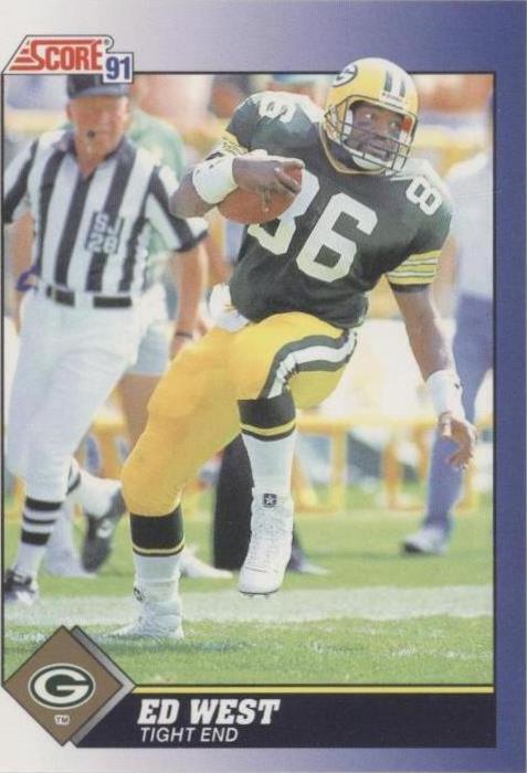 1991 Score Ed West #52