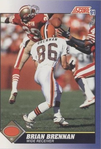 1991 Score Brian Brennan #27