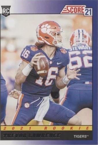 SCORE 21 Football Trevor Lawrence Rookie Card #TB1 | eBay