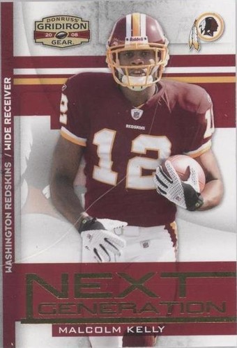 2008 Donruss Gridiron Gear Malcolm Kelly #NG-2