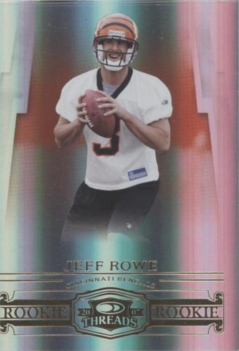 2007 Donruss Threads Jeff Rowe #169