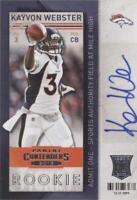 2013 Panini Contenders Kayvon Webster #195