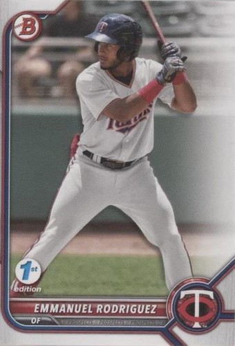2022 Bowman 1st Edition - Emmanuel Rodriguez #BPPF-117