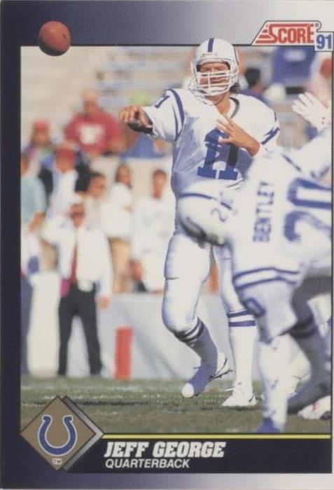 1991 Score Jeff George #502