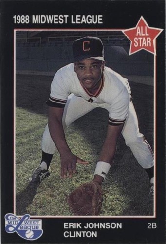 1988 Midwest League All-Star - Erik Johnson #3