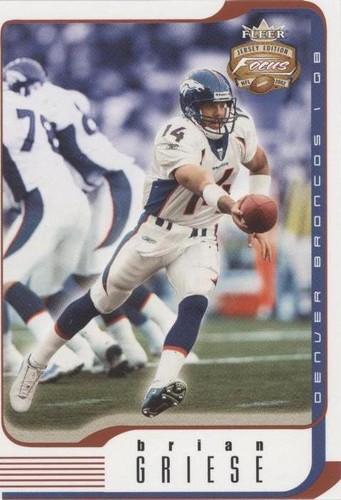 2002 Fleer Focus Jersey Edition Brian Griese #66
