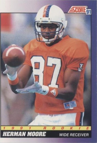 1991 Score Herman Moore #568