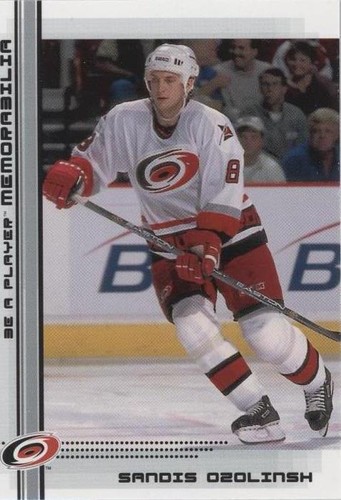 2000-01 In the Game Be A Player Memorabilia - Sandis Ozolinsh #409