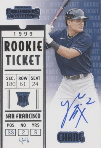 2020 Panini Contenders - Yu Chang #RT99-YC