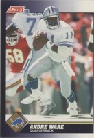 1991 Score Andre Ware #542