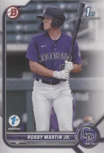 2022 Bowman 1st Edition - Robby Martin Jr. #BPPF-43
