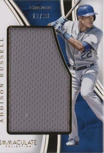 2016 Panini Immaculate Collection - Addison Russell #ISD-AR