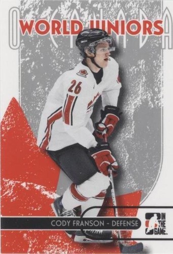 2007-08 In the Game O Canada - Cody Franson #48