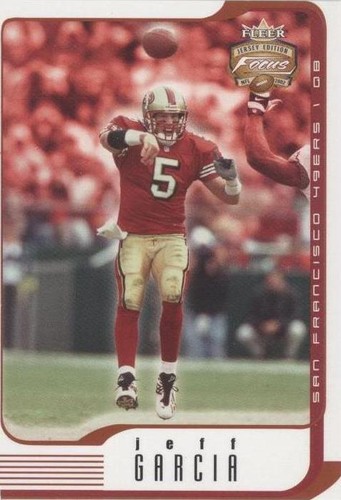 2002 Fleer Focus Jersey Edition Jeff Garcia #77