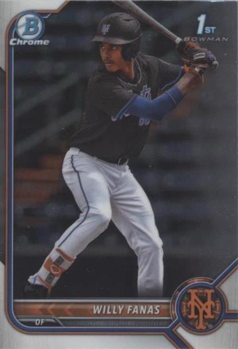 2022 Bowman Chrome - Willy Fanas #BCP-196