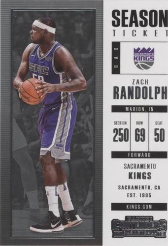 2017-18 Panini Contenders - Zach Randolph #30