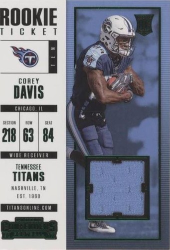2017 Panini Contenders Corey Davis #SW-28