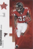 2007 Leaf Rookies & Stars Jerious Norwood #26