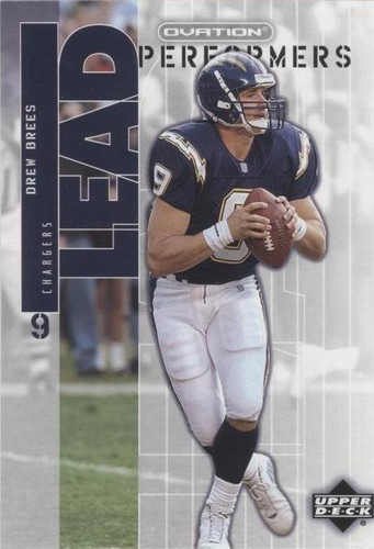2002 Upper Deck Ovation Drew Brees #LP-28
