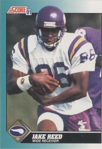 1991 Score Rookie & Traded Jake Reed #91T