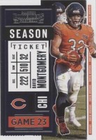 2020 Panini Contenders David Montgomery #83