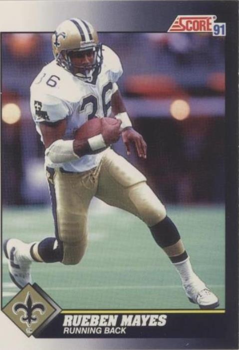 1991 Score Rueben Mayes #461