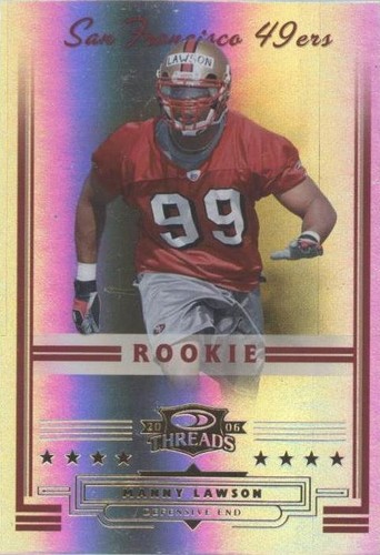 2006 Donruss Threads Manny Lawson #197
