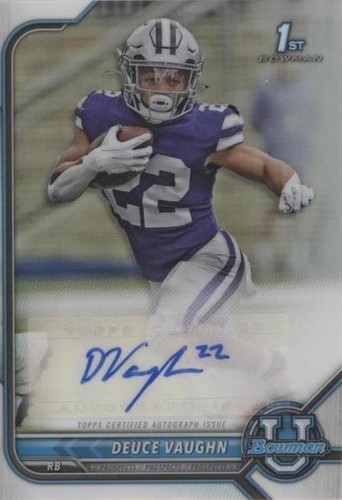 2021-22 Bowman University Deuce Vaughn #BCPA-DV