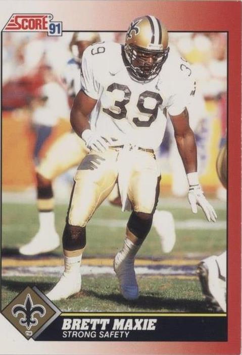 1991 Score Brett Maxie #165