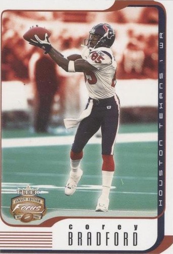2002 Fleer Focus Jersey Edition Corey Bradford #98