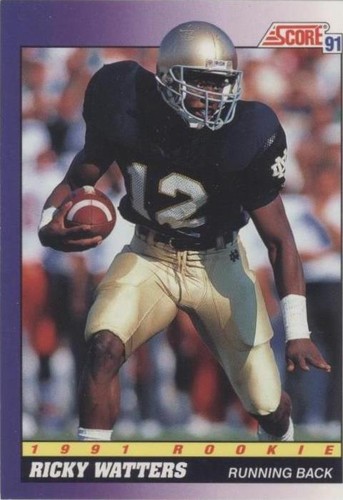 1991 Score Ricky Watters #575