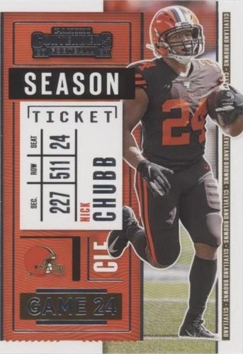 2020 Panini Contenders Nick Chubb #78