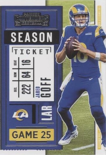 2020 Panini Contenders Jared Goff #52