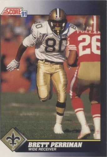 1991 Score Brett Perriman #541