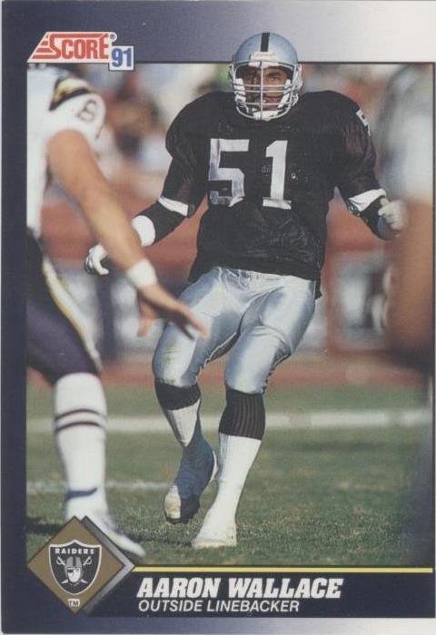 1991 Score Aaron Wallace #562