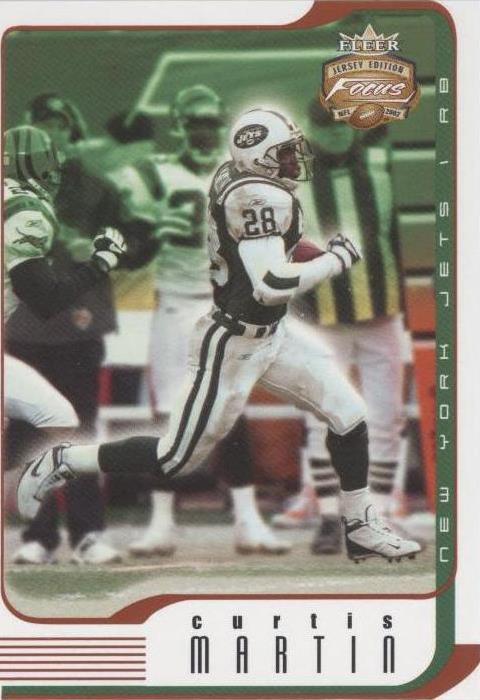 2002 Fleer Focus Jersey Edition Curtis Martin #2