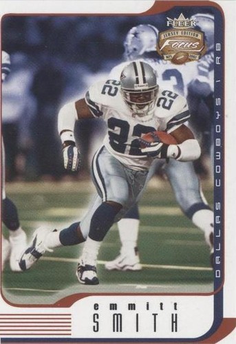2002 Fleer Focus Jersey Edition Emmitt Smith #20