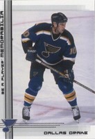 2000-01 In the Game Be A Player Memorabilia - Dallas Drake #405