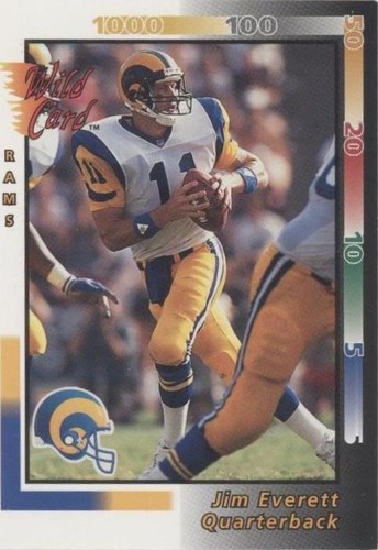 1992 Wild Card Jim Everett #6