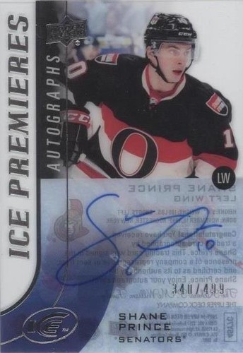 2015-16 Upper Deck Ice - Shane Prince #IPA-PS