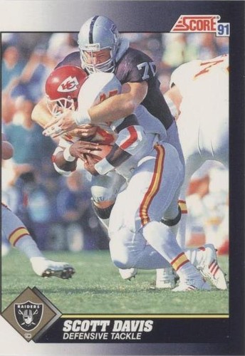 1991 Score Scott Davis #494
