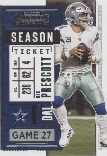 2020 Panini Contenders Dak Prescott #73