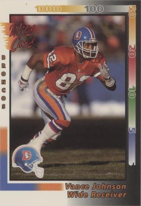 1992 Wild Card Vance Johnson #112