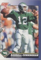 1991 Score Randall Cunningham #12