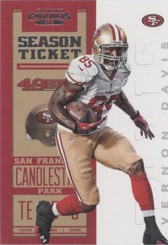 2012 Panini Contenders Vernon Davis #85