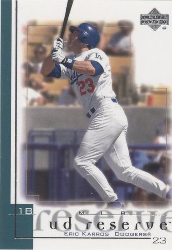 2001 Upper Deck Reserve - Eric Karros #124